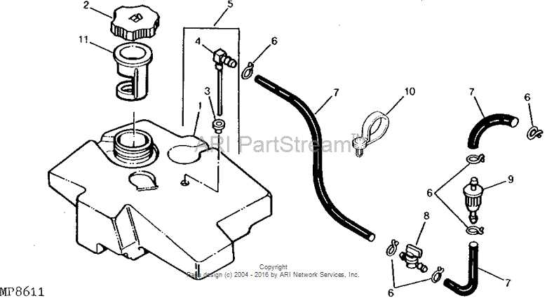 john deere lx176 parts diagram