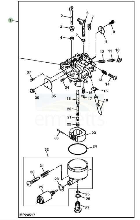 john deere lx277 steering parts diagram