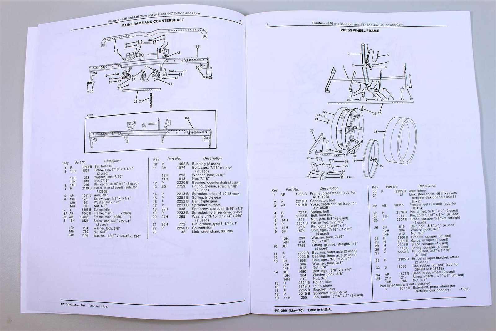 john deere planter parts diagram