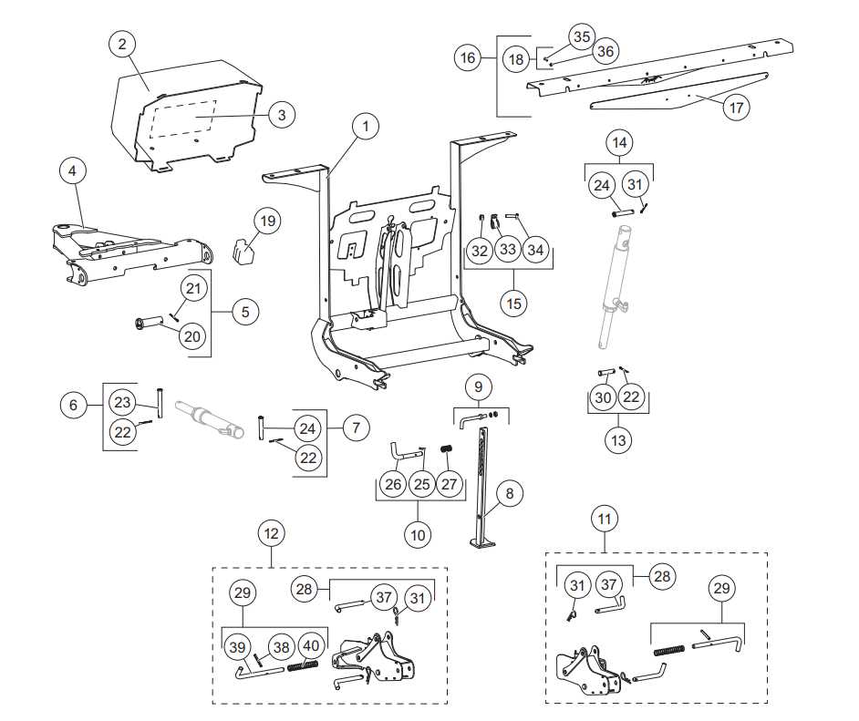 john deere snow plow parts diagram