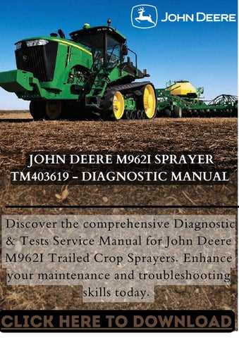 john deere sprayer parts diagram