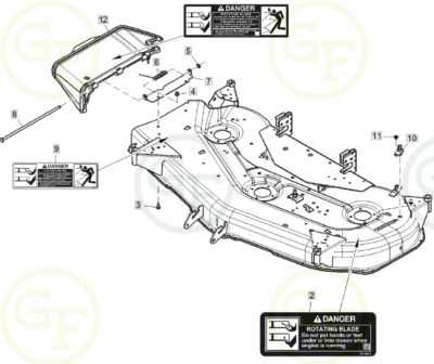 john deere x534 parts diagram