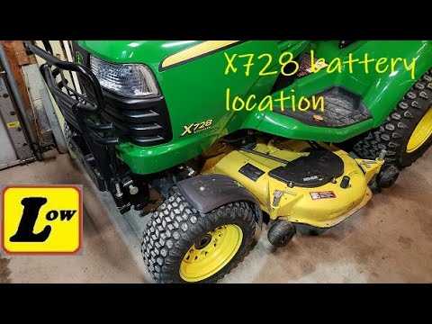 john deere x728 parts diagram