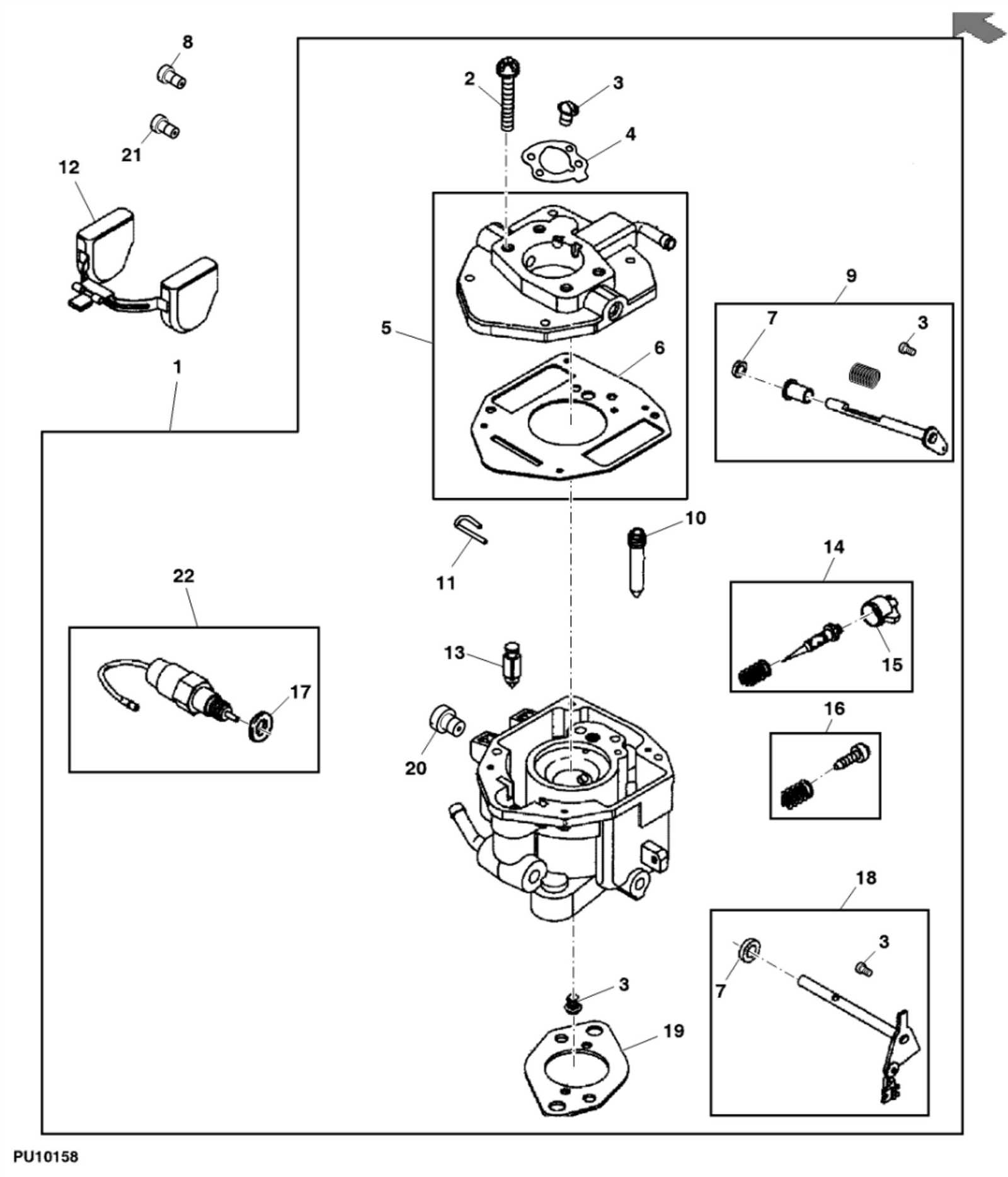 john deere xuv 550 parts diagram