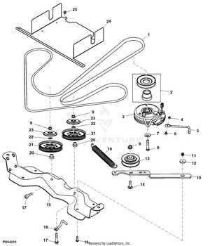 john deere z255 deck parts diagram