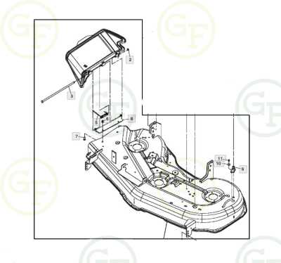 john deere z425 parts diagram