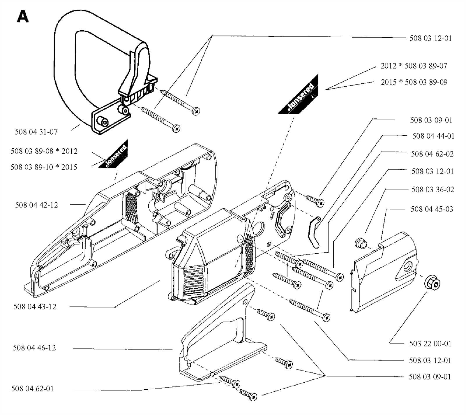 jonsered 535 parts diagram