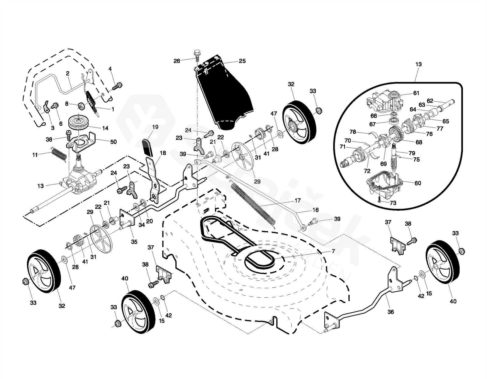 jonsered 625 parts diagram