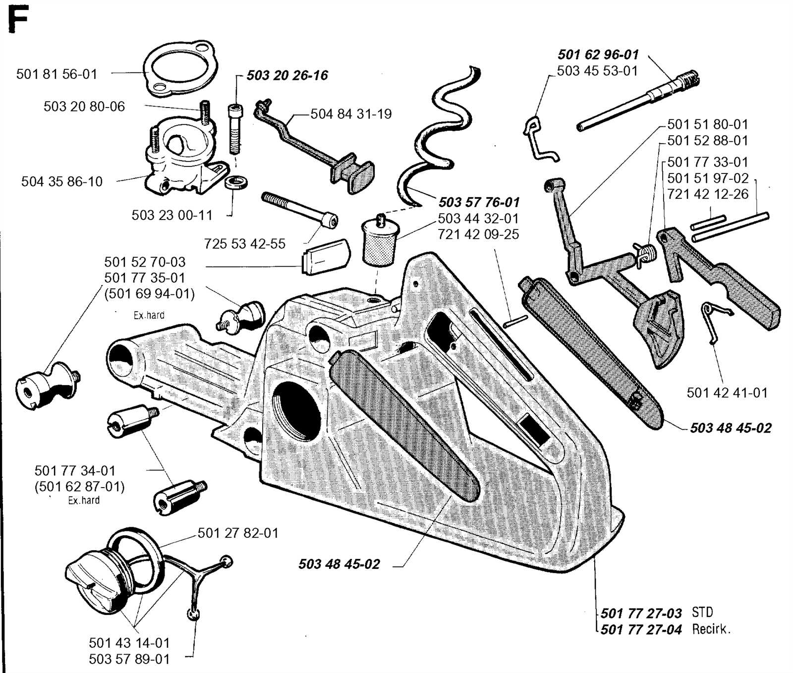 jonsered 630 parts diagram