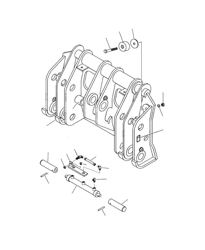 jrb excavator quick coupler parts diagram