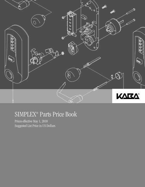 kaba simplex 5000 parts diagram