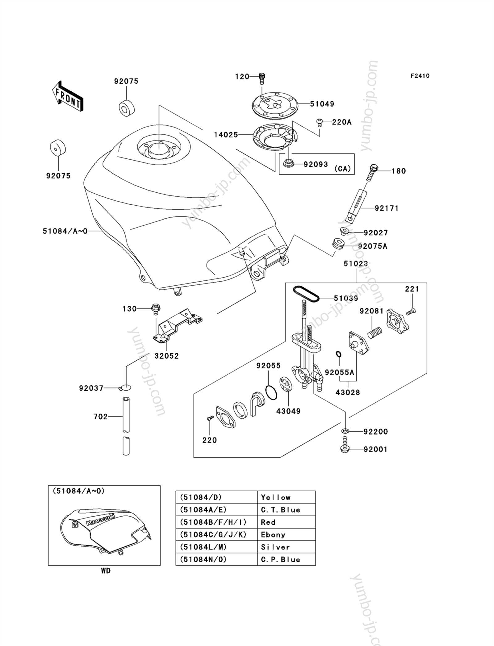 kawasaki ninja 250r parts diagram