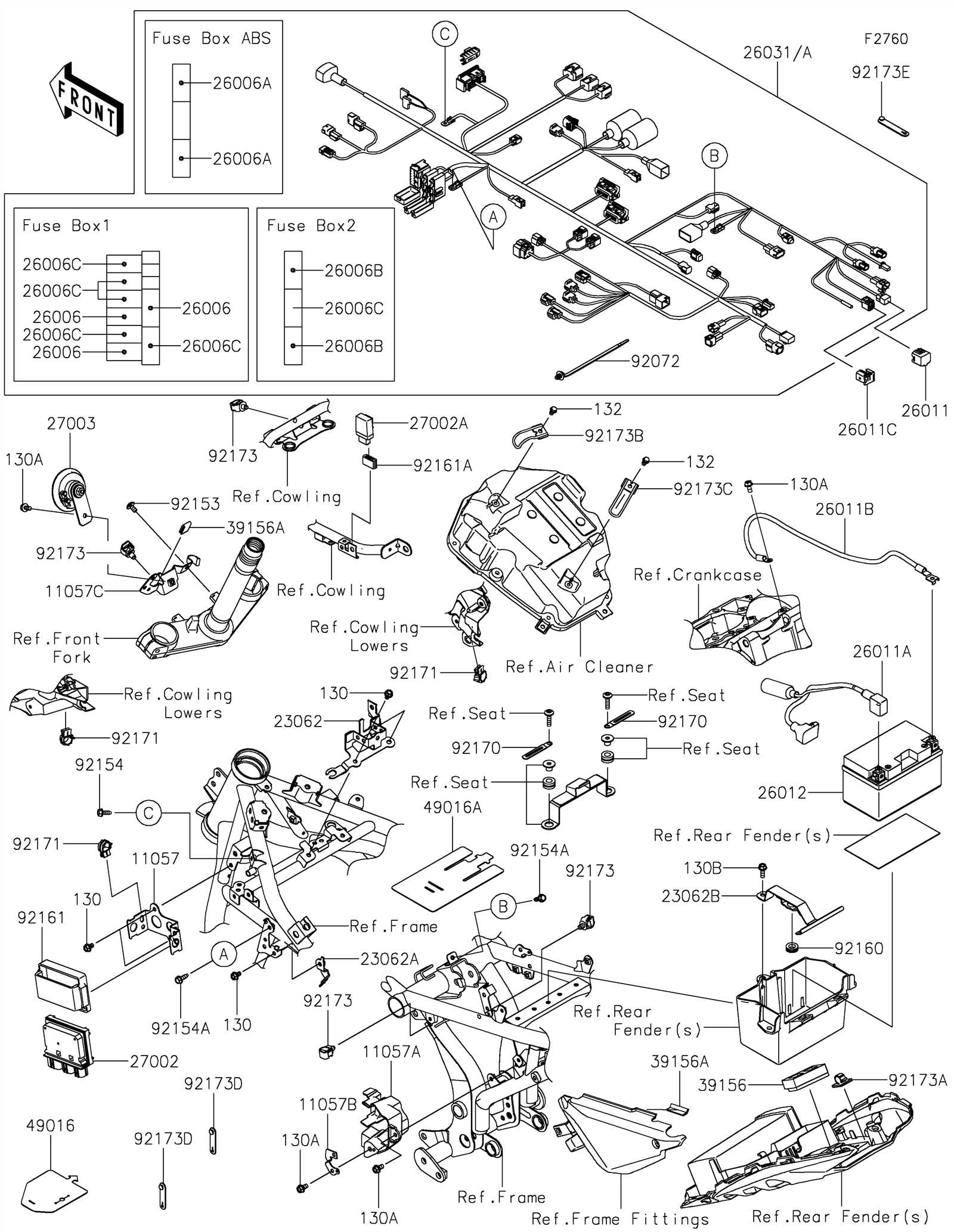 kawasaki ninja 650 parts diagram