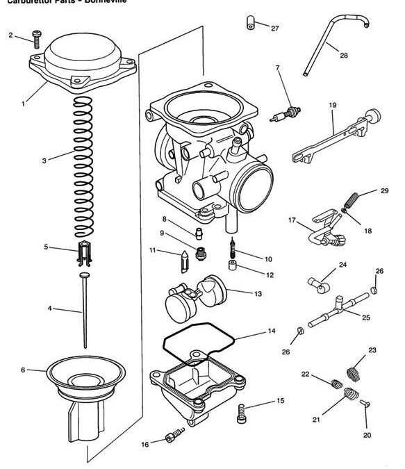 keihin cvk carb parts diagram