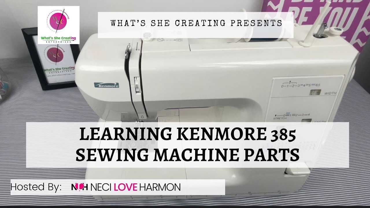 kenmore 385 sewing machine parts diagram