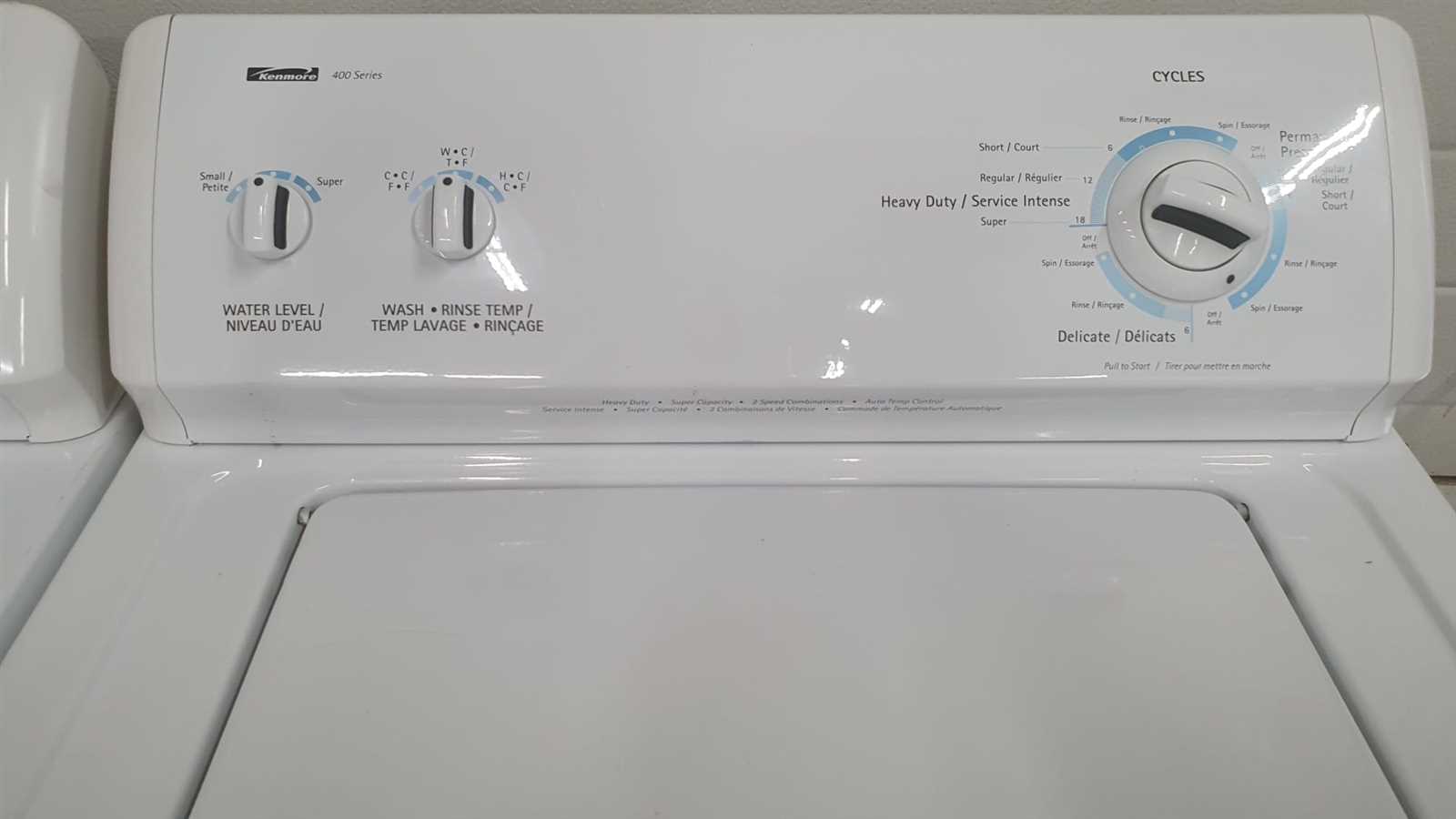 kenmore 400 washer parts diagram