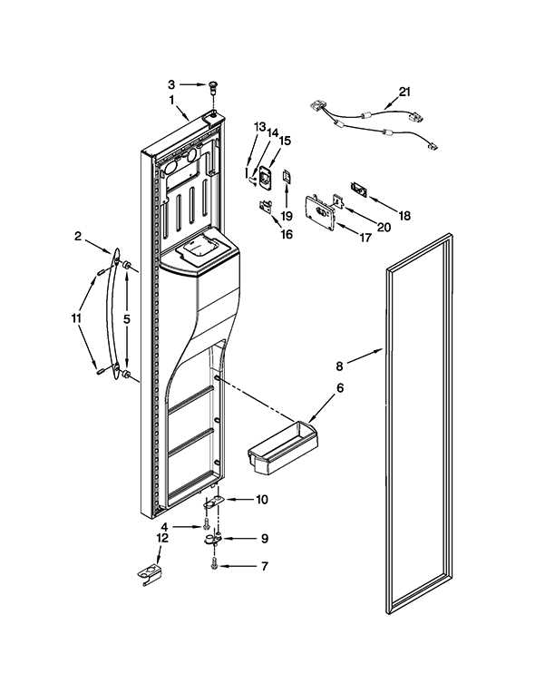 kenmore coldspot refrigerator parts diagram