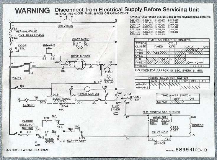 kenmore gas dryer model 110 parts diagram