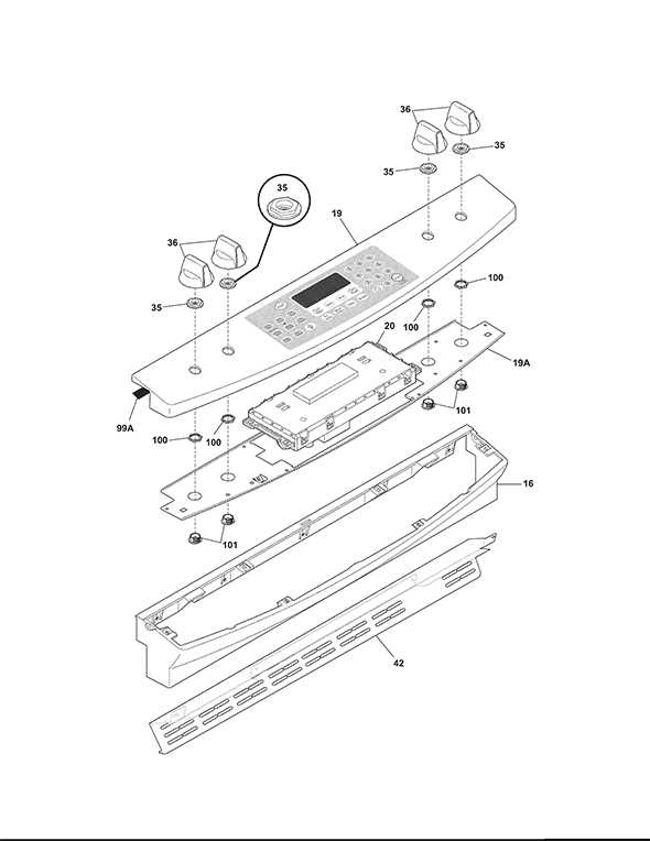 kenmore gas range parts diagram