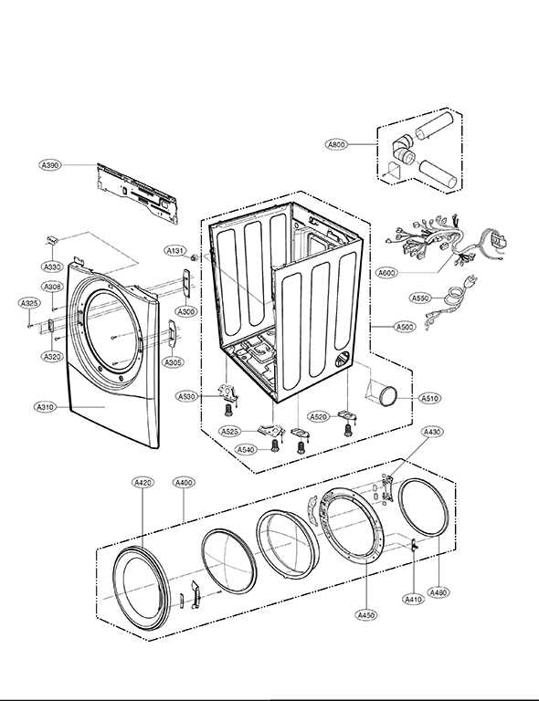 kenmore he3 dryer parts diagram