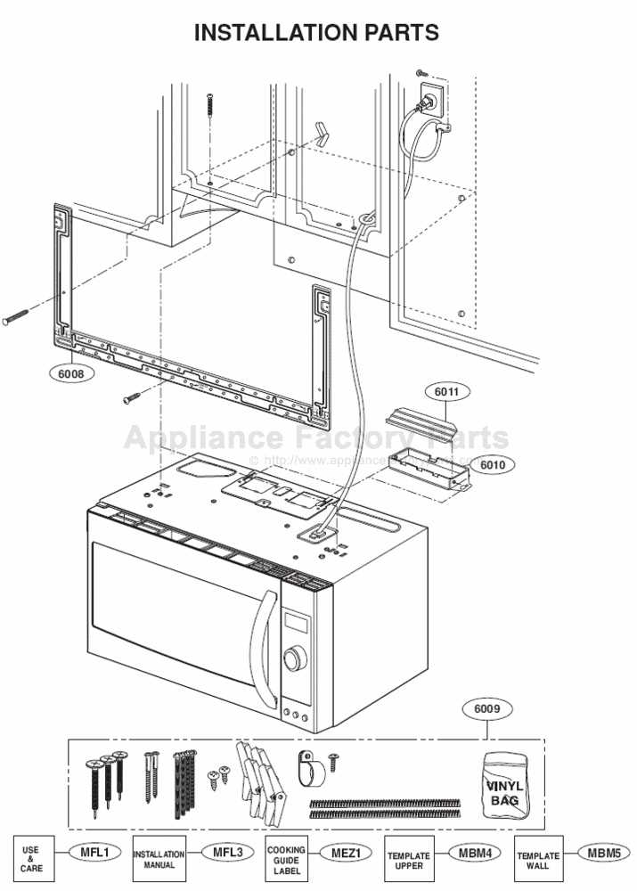 kenmore microwave model 721 parts diagram