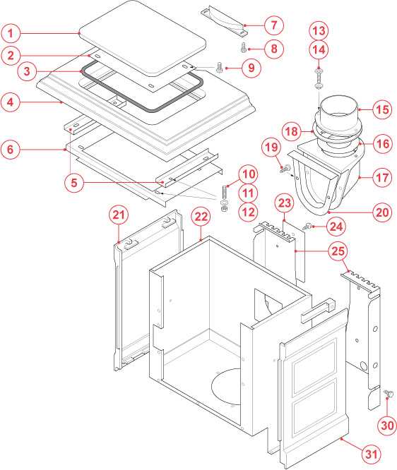 kenmore oven parts diagram