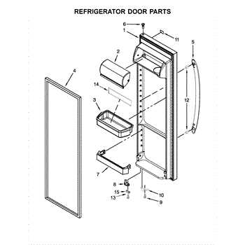 kenmore refrigerator model 106 parts diagram