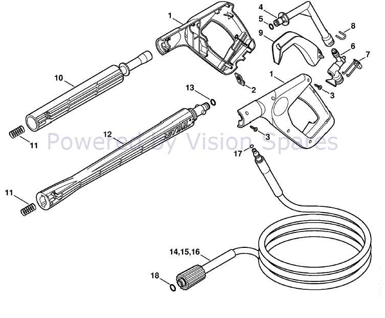 kew pressure washer parts diagram