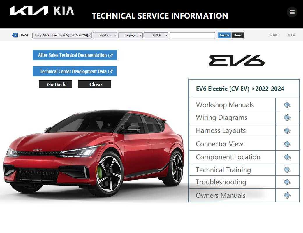 kia ev6 parts diagram