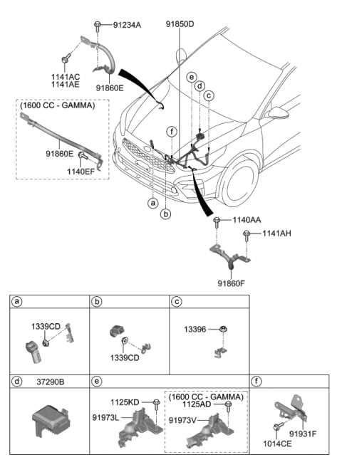 kia forte parts diagram