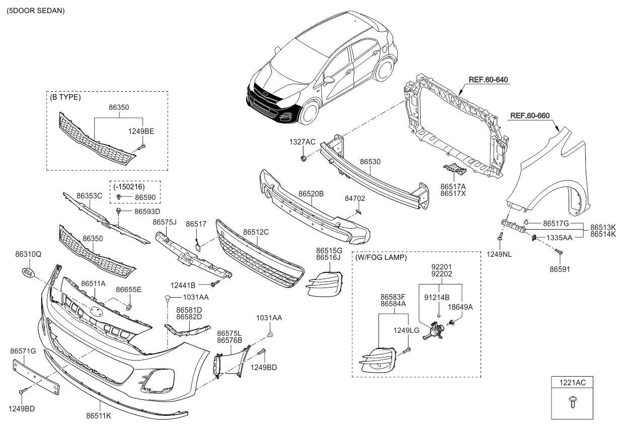 kia rio parts diagram