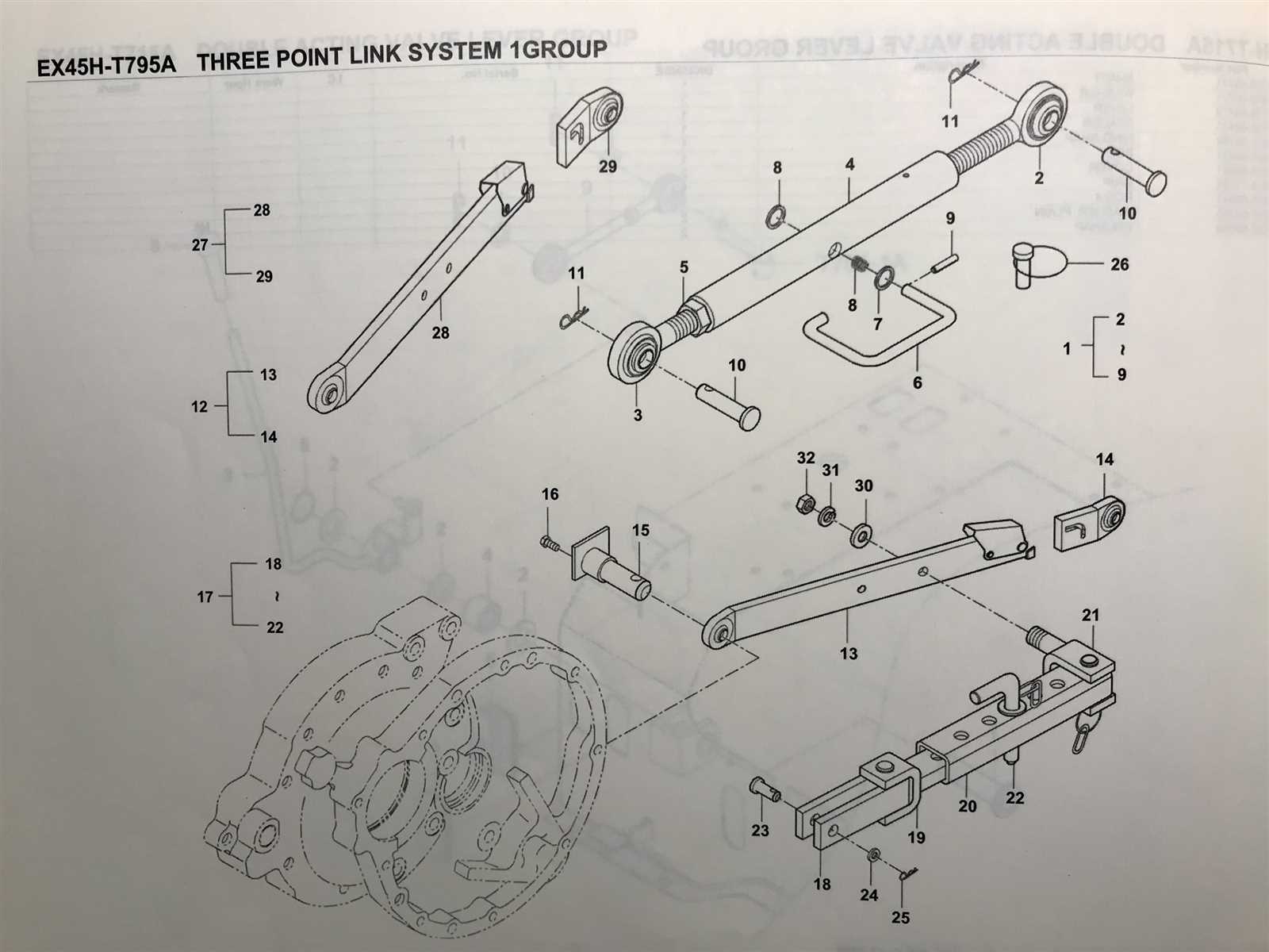 kioti tractor parts diagram