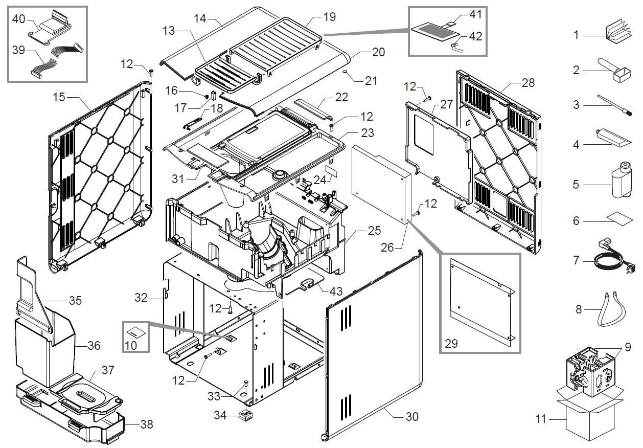 kitchenaid microwave parts diagram