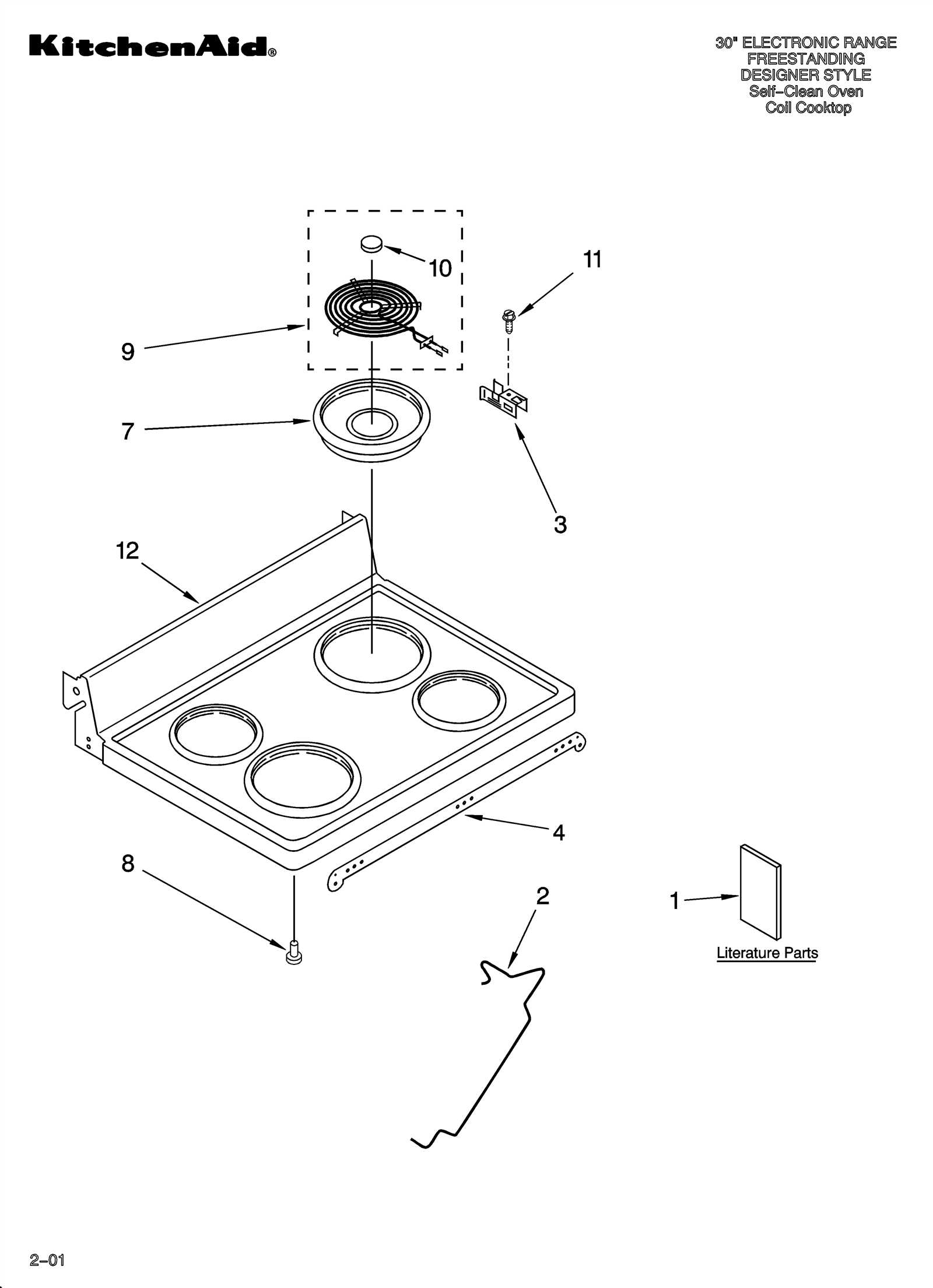 kitchenaid superba parts diagram