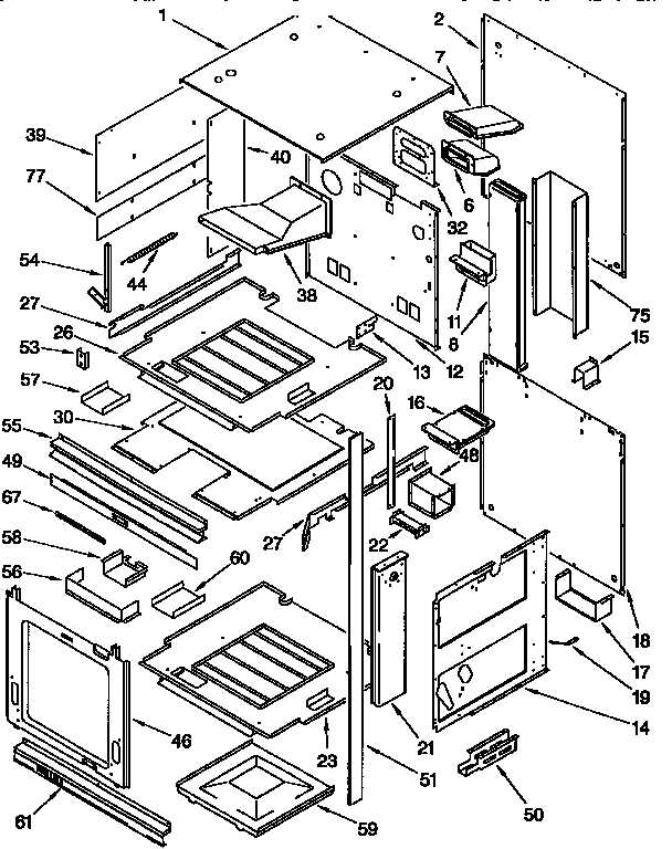 kitchenaid superba parts diagram