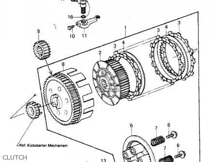 klx 250 parts diagram