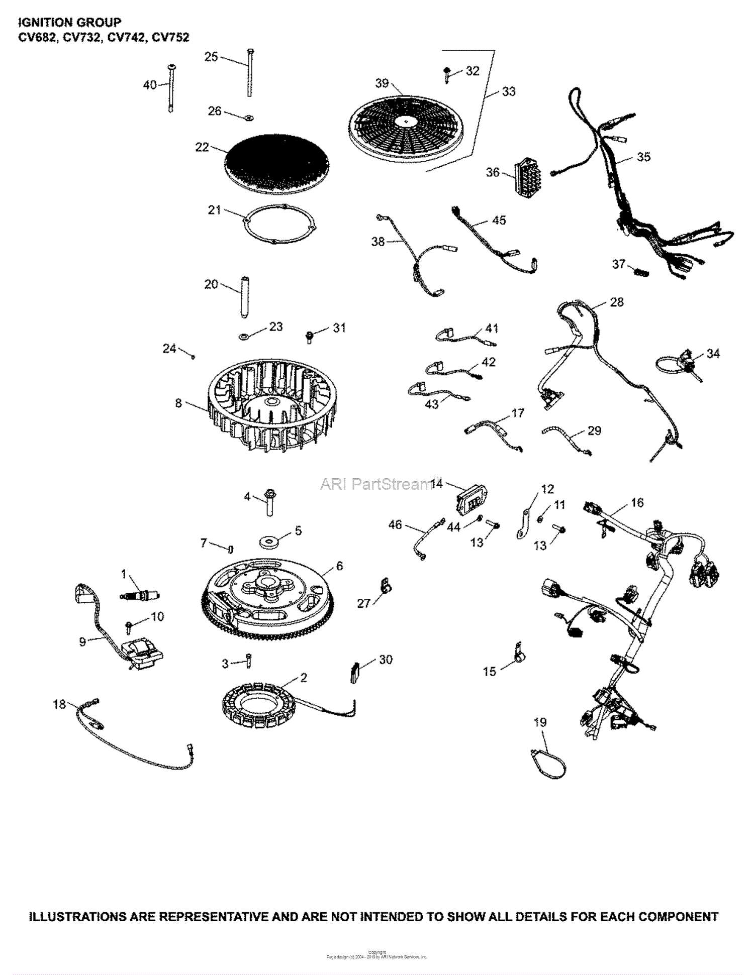 kohler 25 hp engine parts diagram