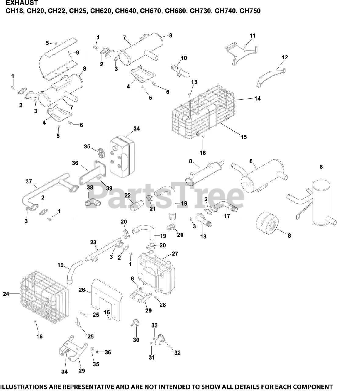 kohler ch680 parts diagram