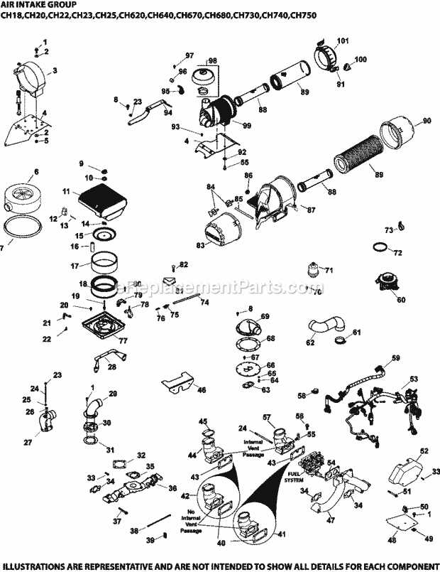 kohler ch680 parts diagram