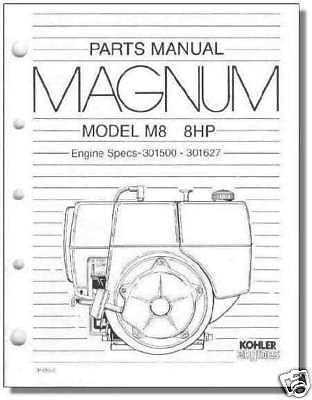 kohler engine parts diagram