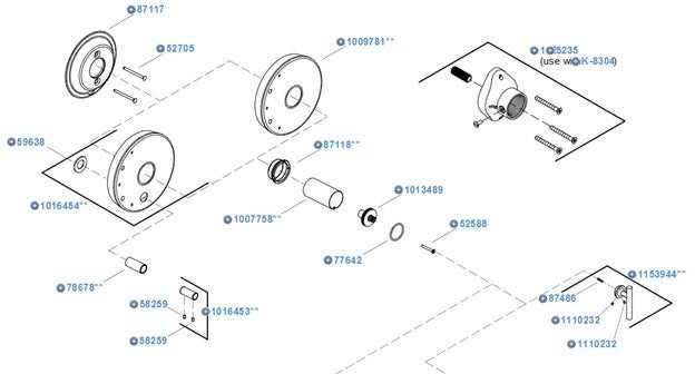 kohler shower valve parts diagram