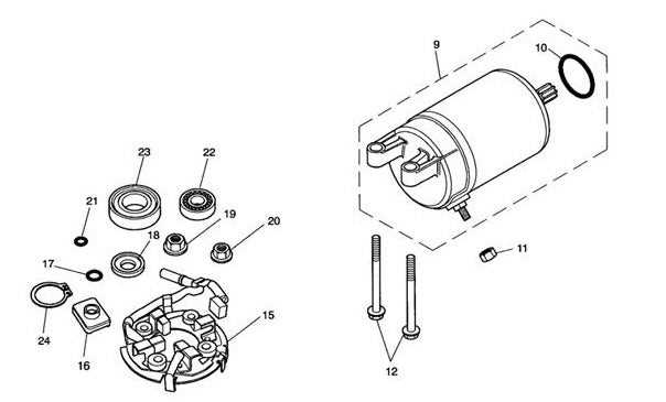 kohler starter parts diagram