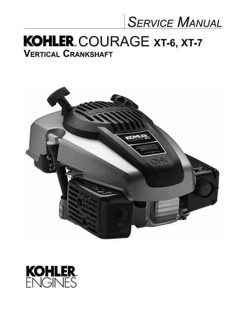 kohler xt 6 parts diagram