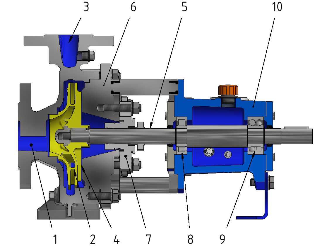 ksb pump parts diagram