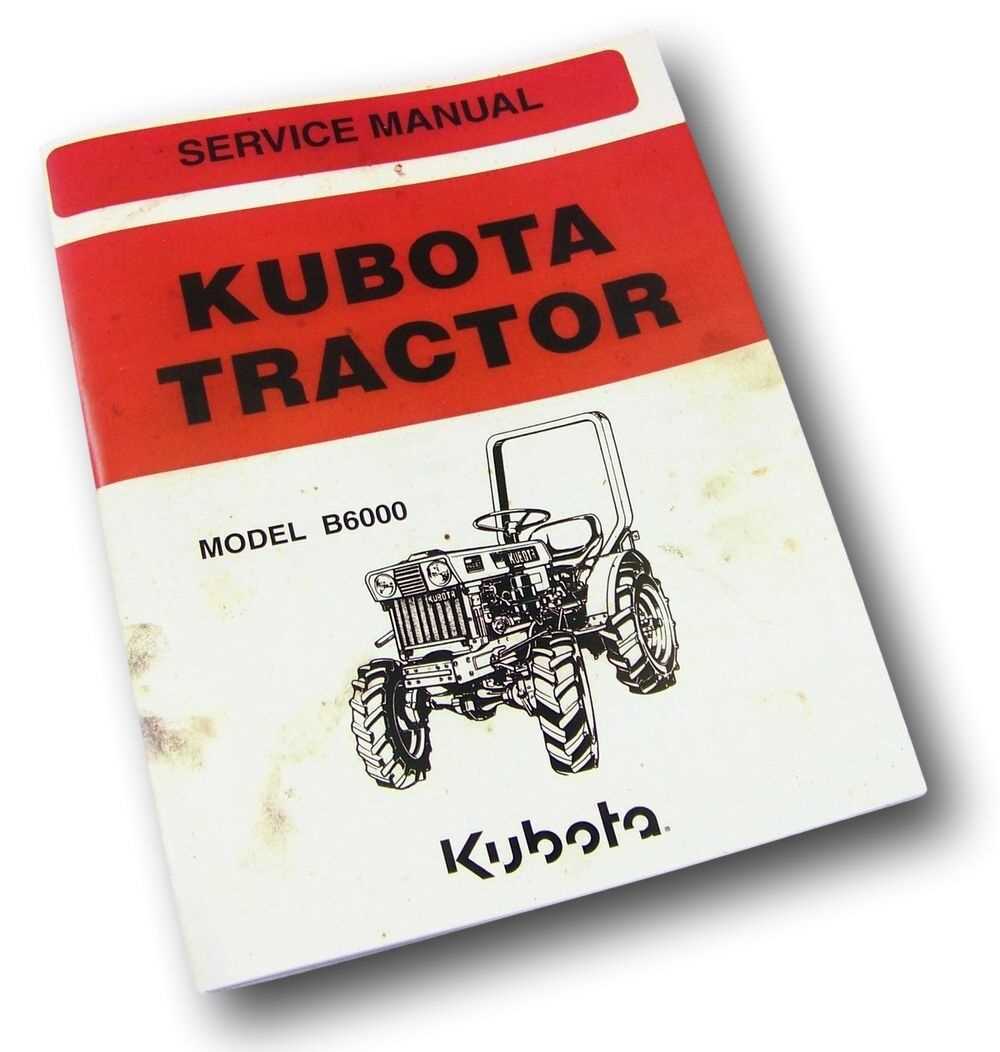 kubota b6000 parts diagram