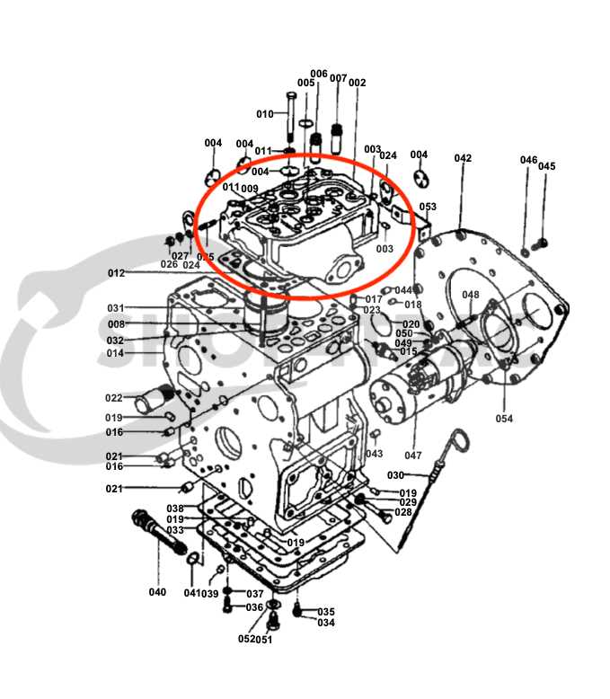 kubota d600 engine parts diagram