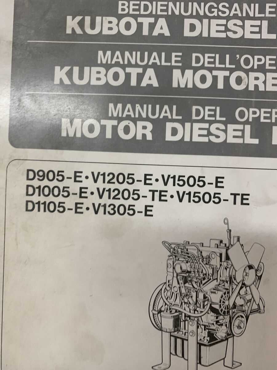 kubota d905 parts diagram