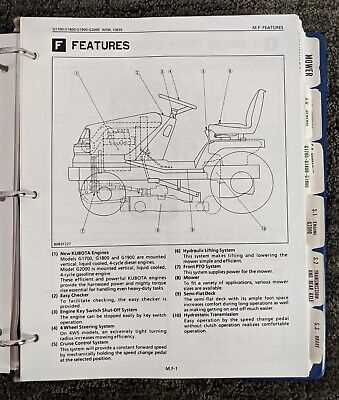 kubota g1700 parts diagram