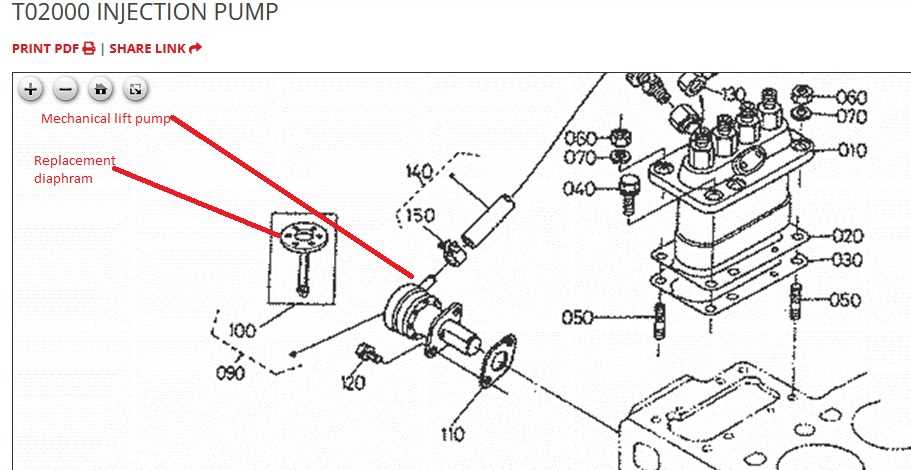 kubota l2850 parts diagram