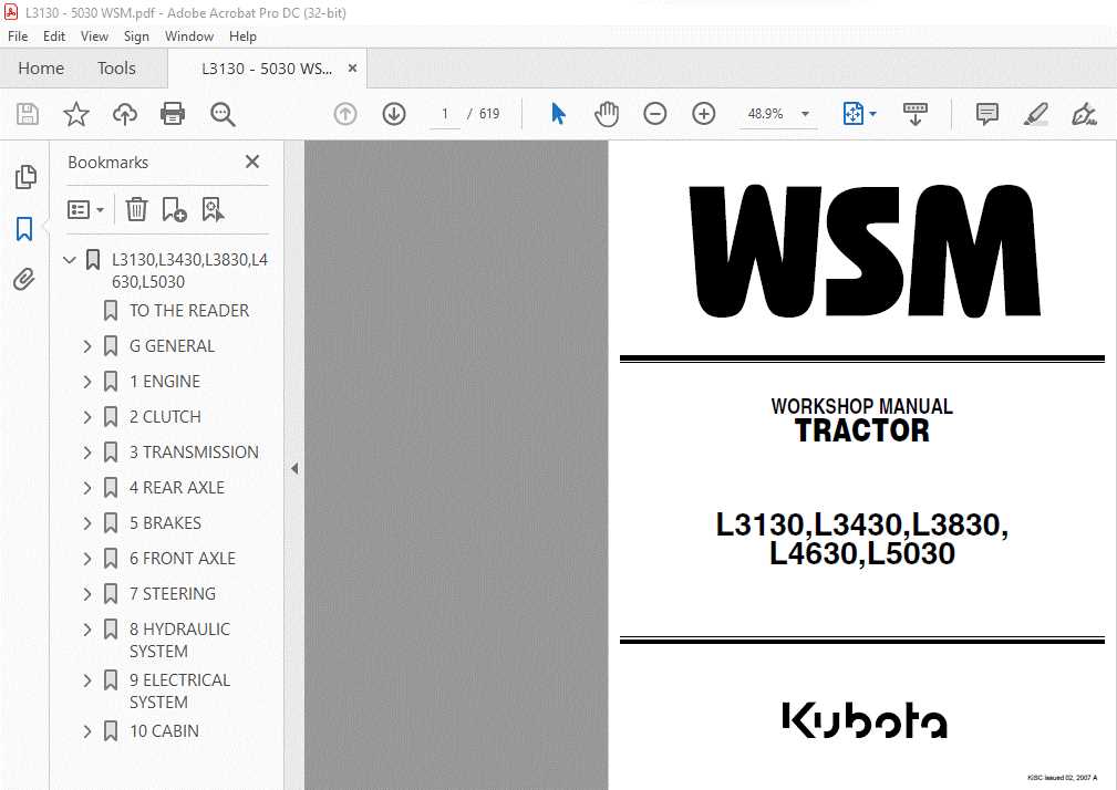 kubota l3130 parts diagram